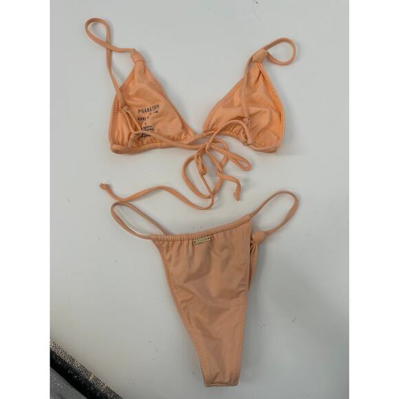 La Hana x Gabi Sullivan Peach Bikini Set - Picture 5 of 6